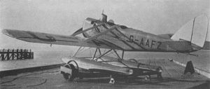 The seaplane which Albert had his last flight in